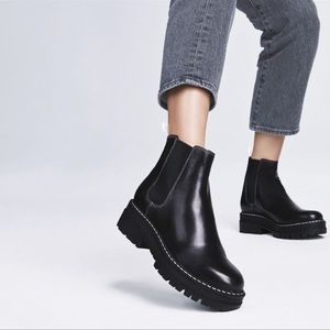 NWOB Marc Fisher Pirro Chelsea Lugsole Lug Boots